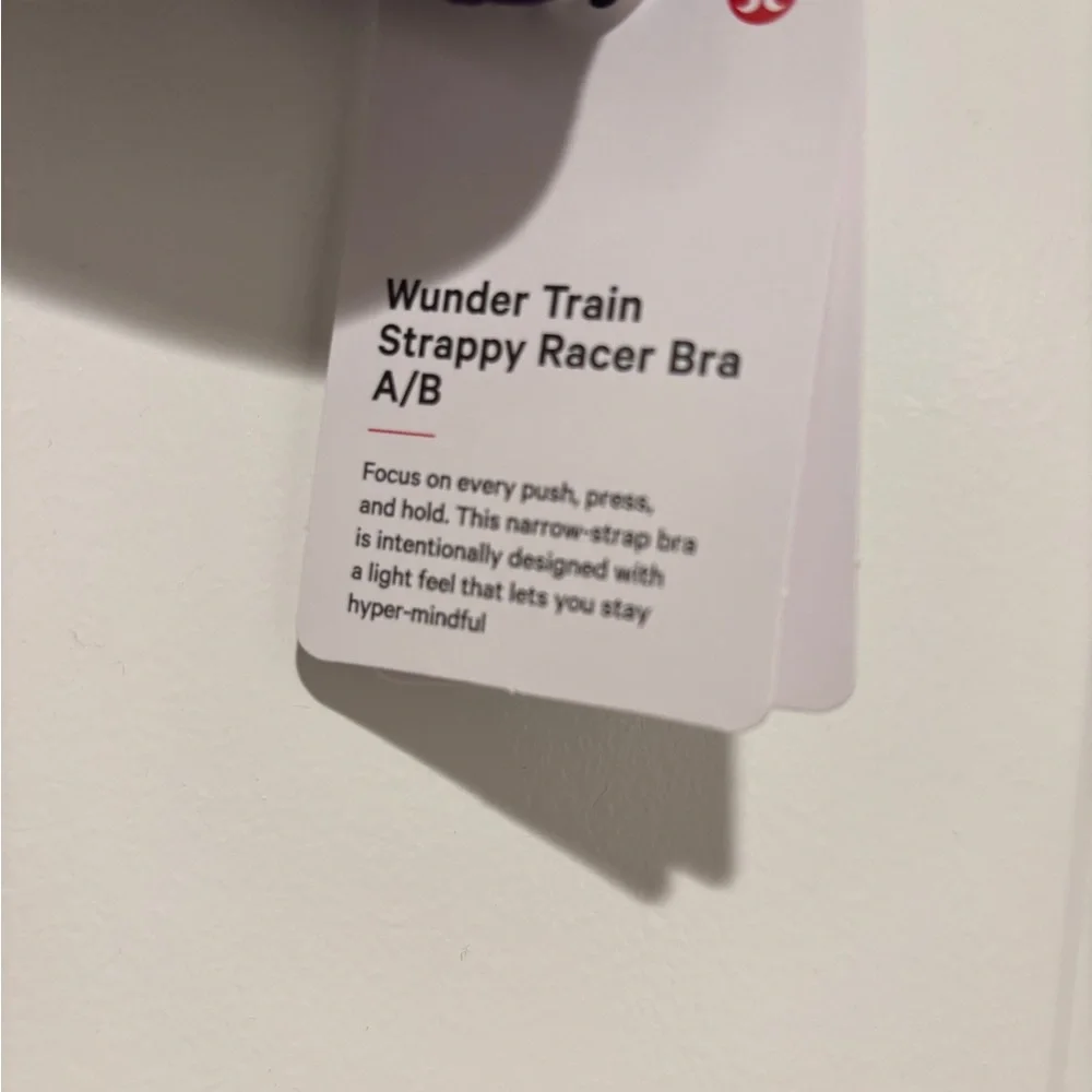 NWT Lululemon x Peloton Wunder Train Strappy Racer Sports Bra - Picture 6 of 7